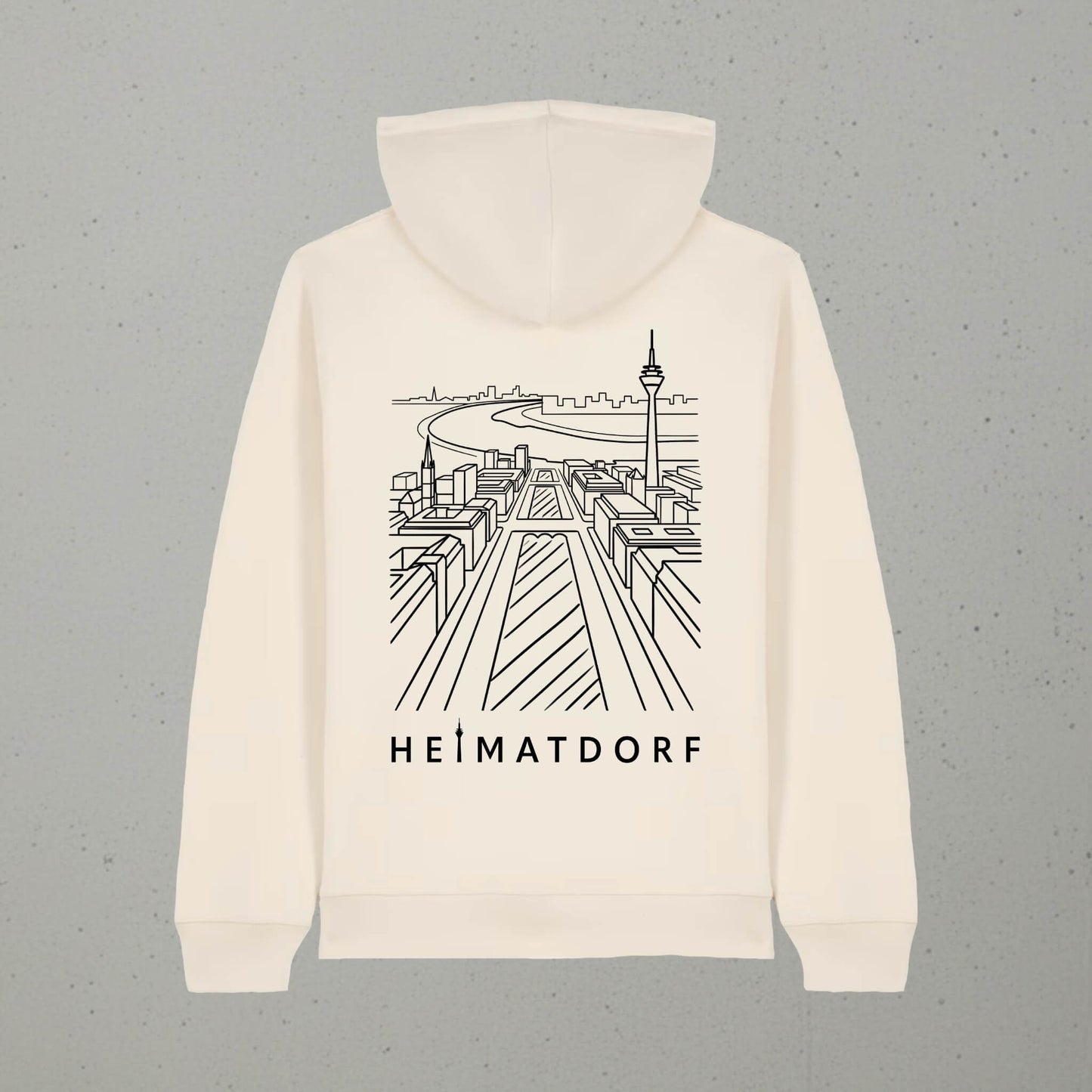 Packshot des HEIMATDORF line Art Hoodie
