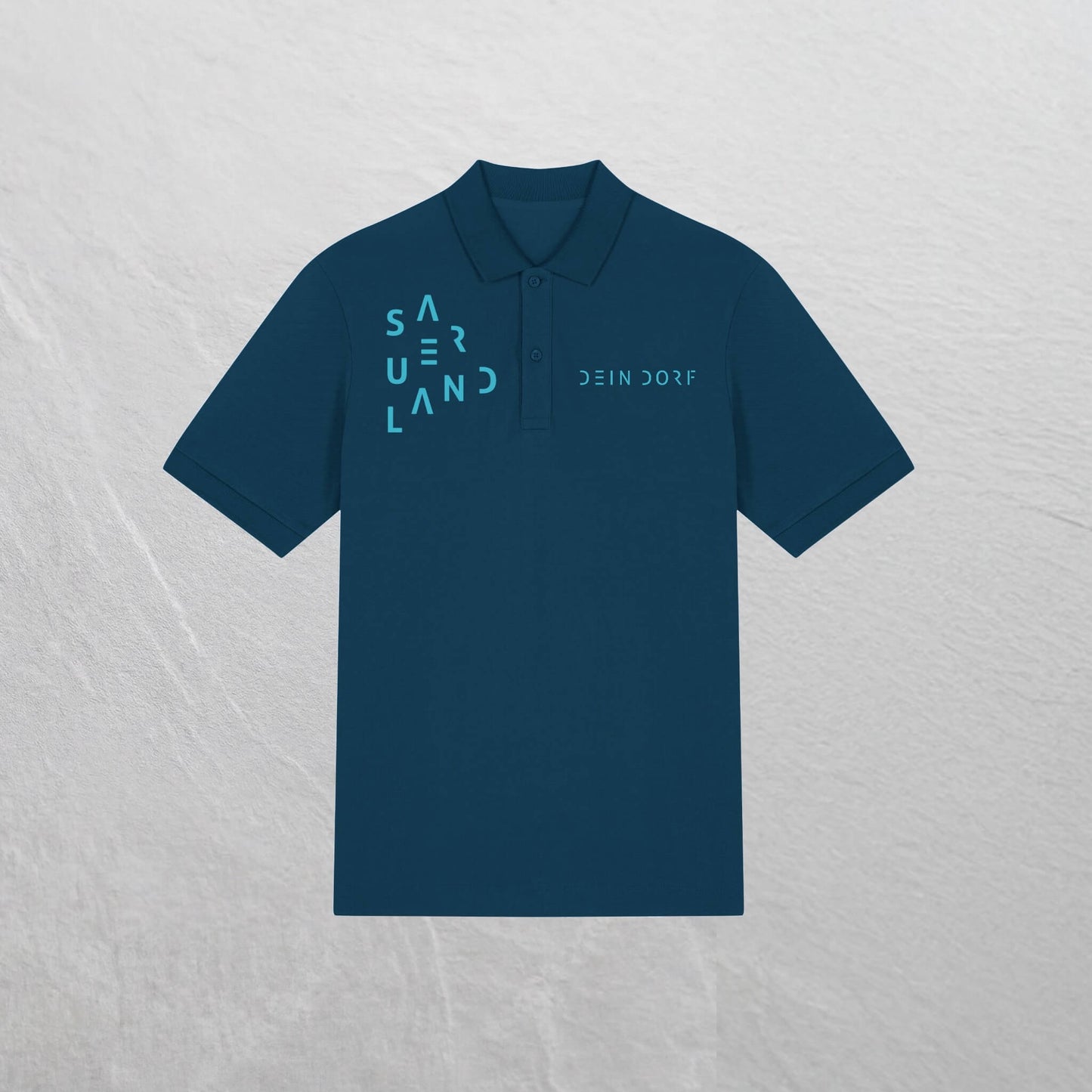 Produktfoto des SAUERLANDesign schützenfest Poloshirt „new style“ in petrol