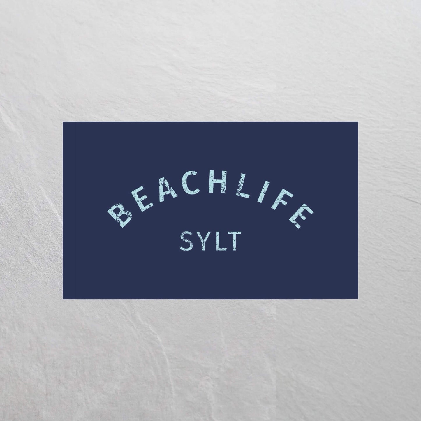 Dunkelblaue Sylt Fahne