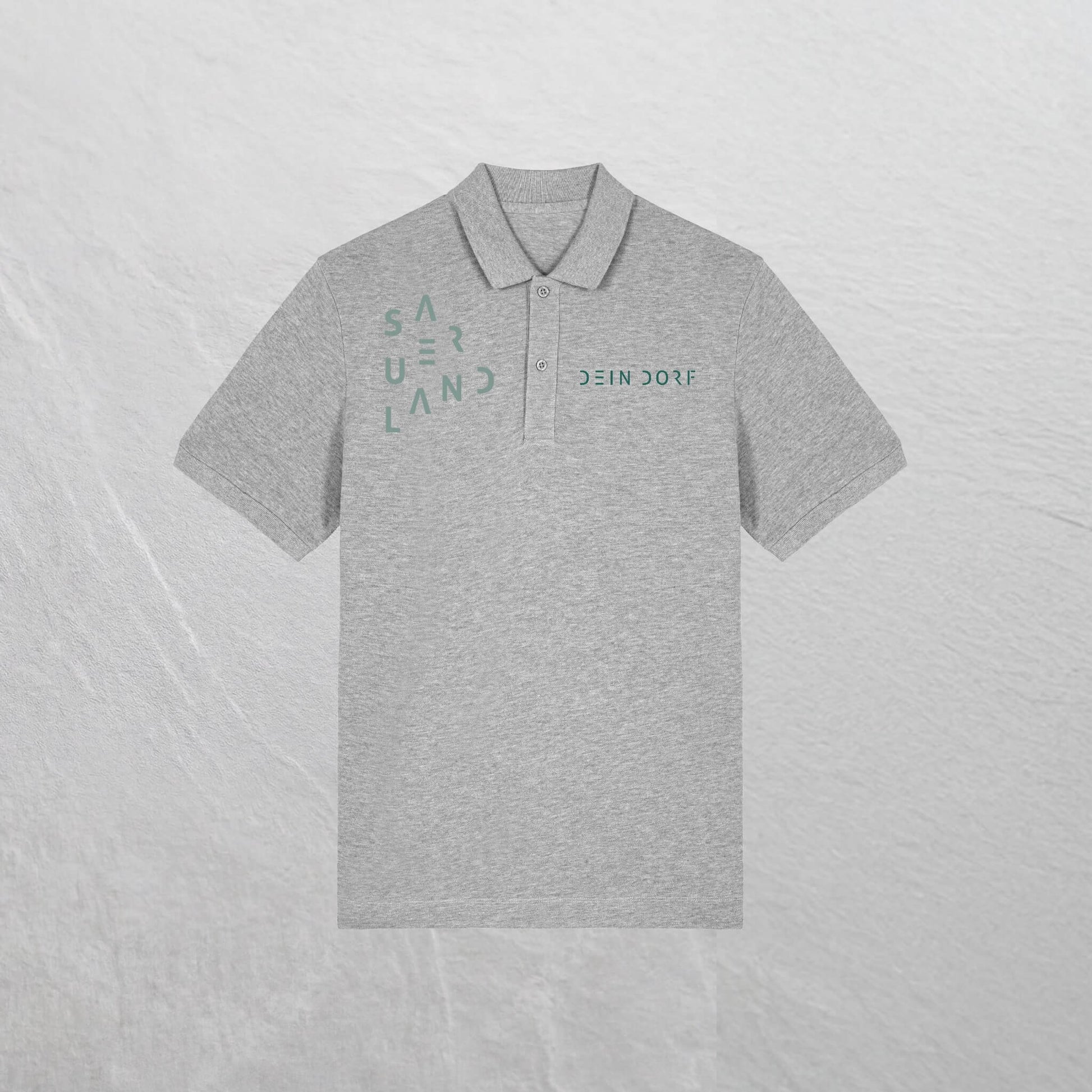 Produktfoto des SAUERLANDesign schützenfest Poloshirt „new style“ in grau