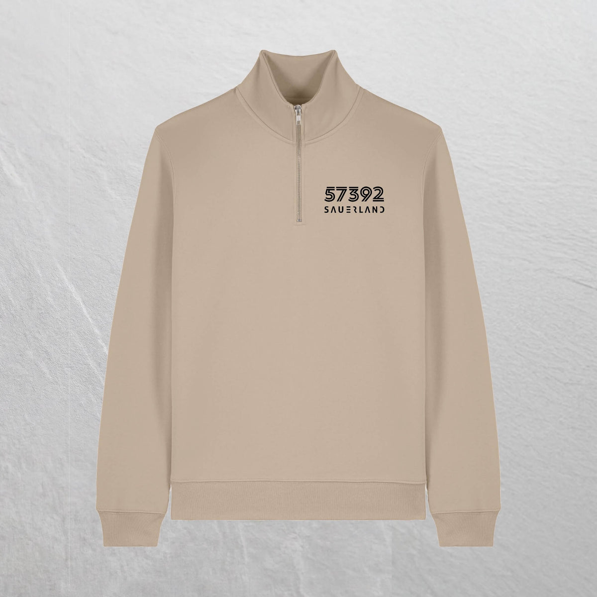 Produktbild des neuen Sauerland ZIP-Pullovers in beige