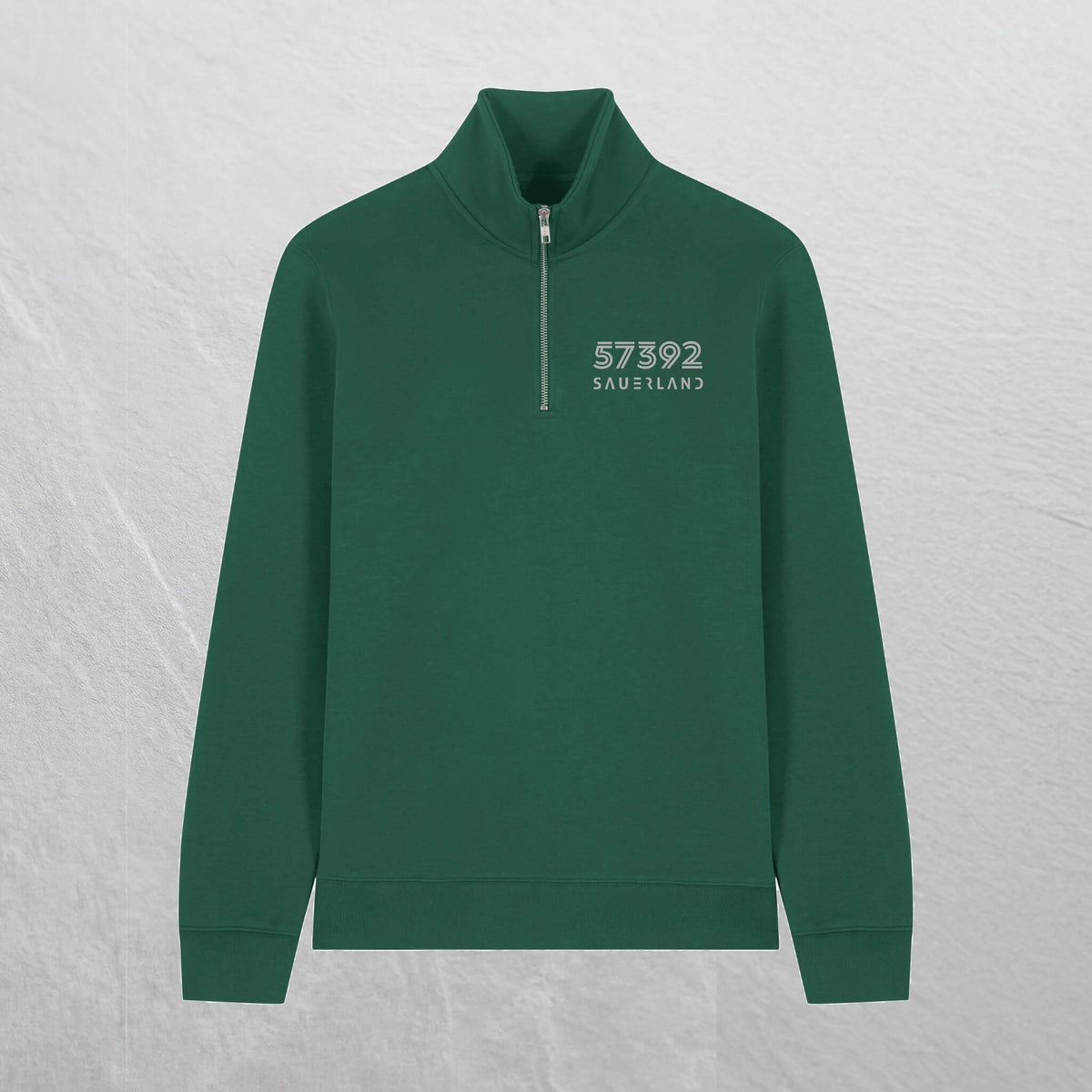 Produktbild des neuen Sauerland ZIP-Pullovers in Grün